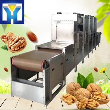 Tunnel Microwave Drying Machine Sterilizing Equipment For Nuts / Pet Food / Meat
