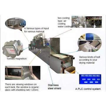 20KW Industrial Microwave Bentonite Drying Dehydrator Machine