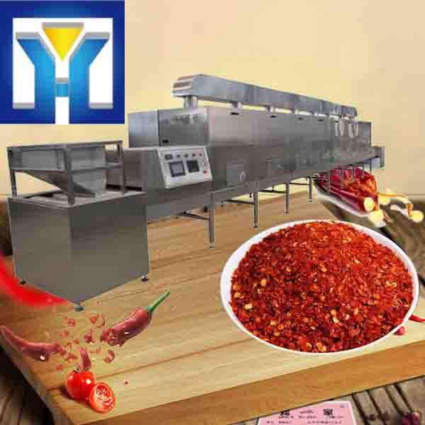 Chili Microwave Drying Food Sterilization Equipment Food Grade Stainless Steel #1 image