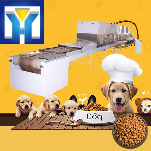 Animal Feed Industrial Sterilization Equipment , Dog Cat Food Microwave Dryer #1 image