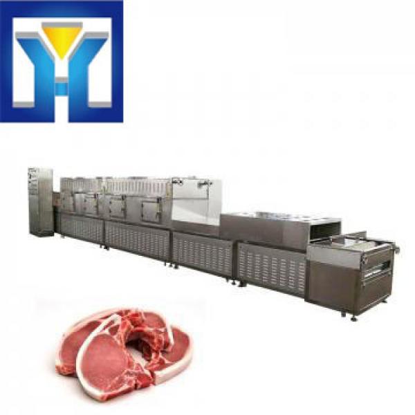 30kw Tunnel Microwave Meat Drying Degreasing Machine #1 image