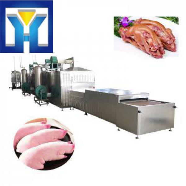 Full Automatic Microwave Degreasing Sterilization Equipment For Pig Feet #1 image