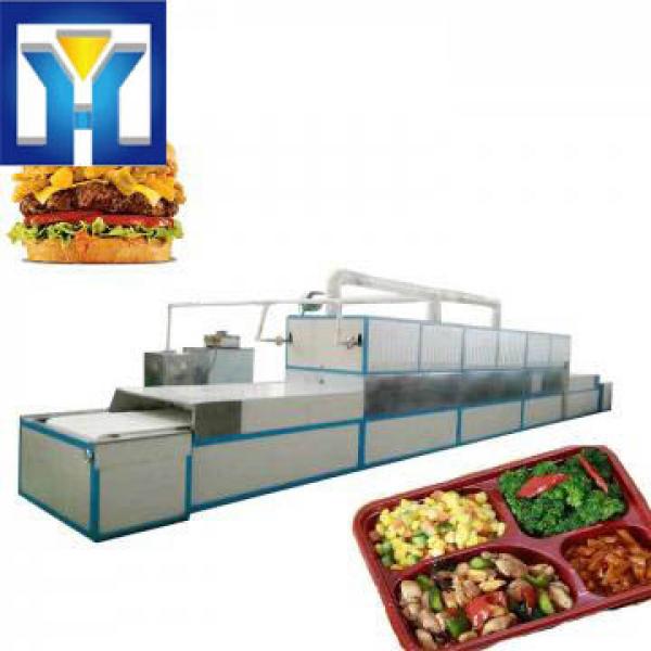 30KW Tunnel Induction industrial microwave heating machine For Fast Food #1 image