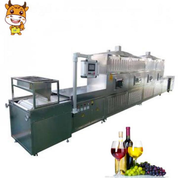 60KW Tunnel Microwave Sterilizing Machine For Grape Wine #1 image