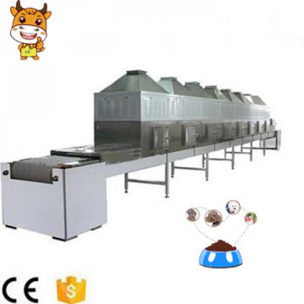 New condition tunnel microwave drying sterilization machine for dog food #1 image