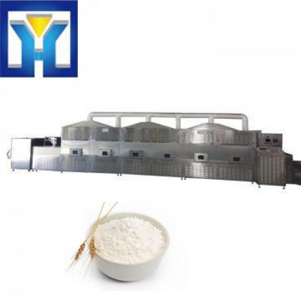 Continuous Tunnel Microwave Sterilizing Drying machine for Cassava Flour #1 image