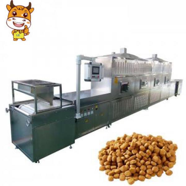 50kw High Efficiency Tunnel Dog Food Microwave Drying Machine #1 image